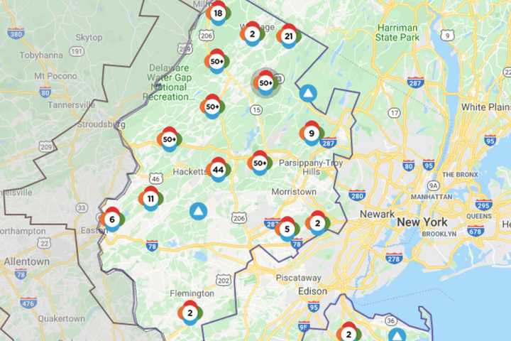 More Than 25,000 North Jersey Residents Without Power After Storm