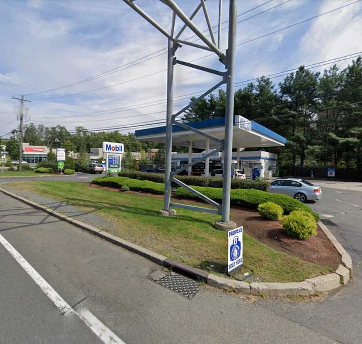 Clarkstown Police are searching for two men who robbed a West Nyack gas station at gunpoint.