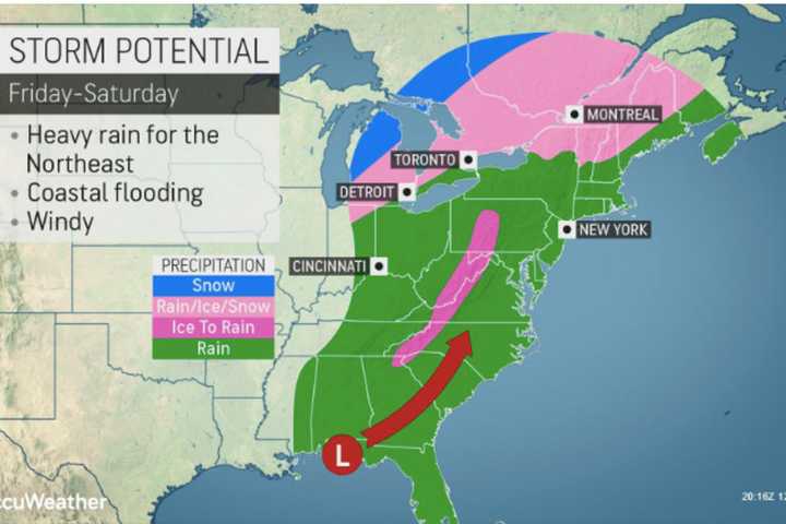 New Storm System Will Sweep Through Area To Start Weekend