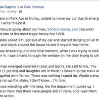 <p>Caprio detailed the incident on Facebook.</p>