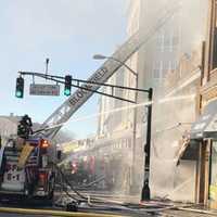 <p>Bloomfield Fire Department at the scene.</p>