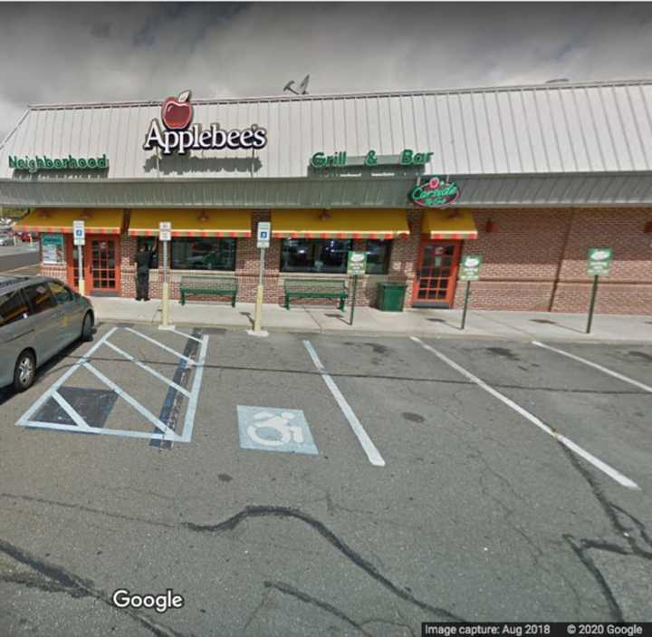 Applebee’s Grill &amp; Bar parking lot in Lindenhurst.