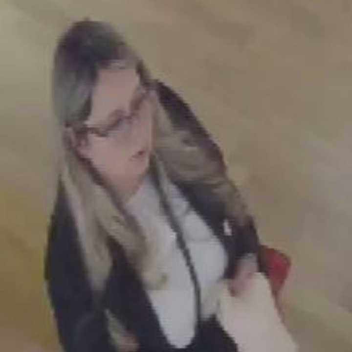 A woman is wanted for allegedly stealing an item from the Louis Vuitton store at Saks Fifth Avenue in Huntington Station.