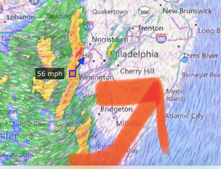 MFK Weather Forecasting &amp; Consulting warned of a possible tornado in Southwest New Jersey on Friday.