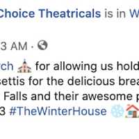 <p>Choice Films &amp; Choice Theatricals thanked Dutchess County following their filming in the area.</p>