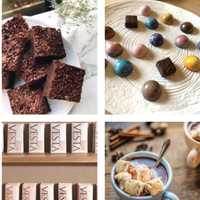 <p>Chocolate brownies, chocolate bon bons, chocolate bars and hot chocolate from Vesta.</p>