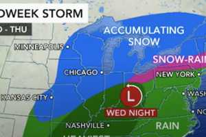 Midweek Storm Will Bring Mix Of Rain, Sleet, Snow To Region