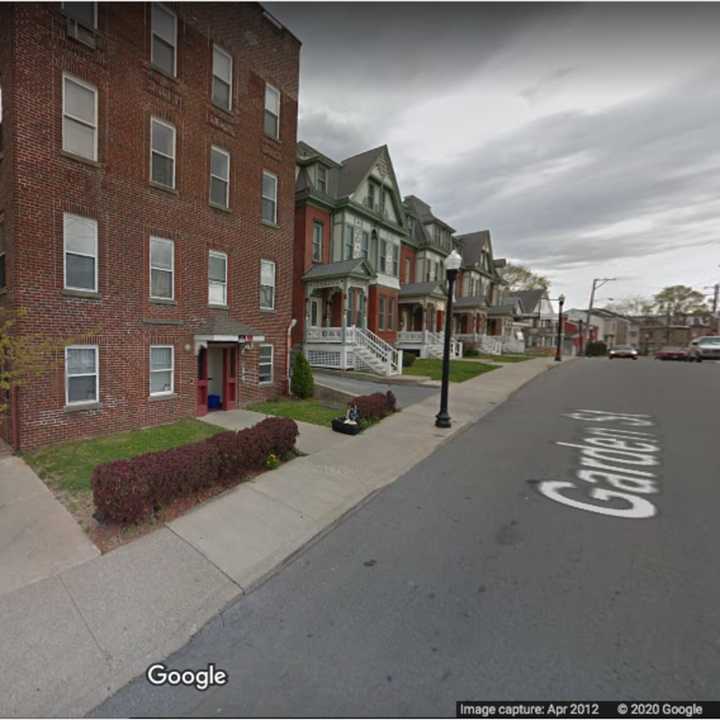 The area of 71 Garden St. in the City of Poughkeepsie.