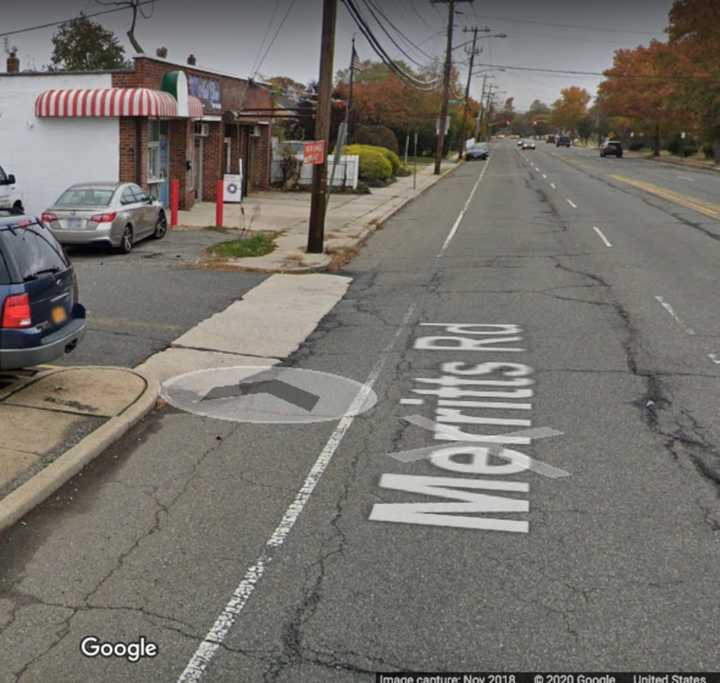 Merritts Road near Country Court in South Farmingdale.