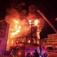 <p>The Shiloh Baptist Church in Elizabeth was ravaged by a fire Sunday morning.</p>