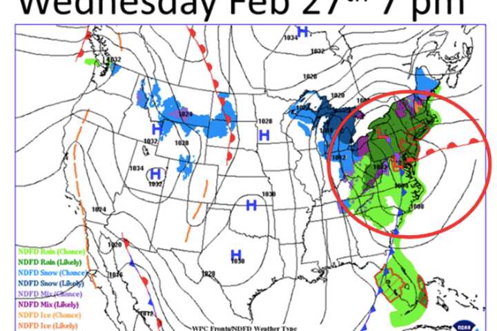 Complex Winter Storm Will Bring Periods Of Rain Here, Up To Foot Of Snow Farther North