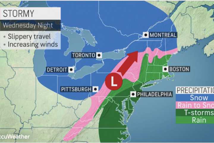 Here's Latest On Large, Complex Storm System Sweeping Through Region