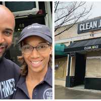 <p>David Tyree and his wife, Leilah, are opening a Clean Juice shop at 68 South St. in Morristown. Last August, they signed a franchise agreement with the company.</p>