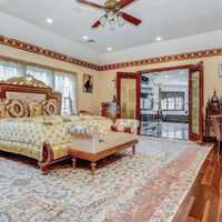 <p>The master suite</p>