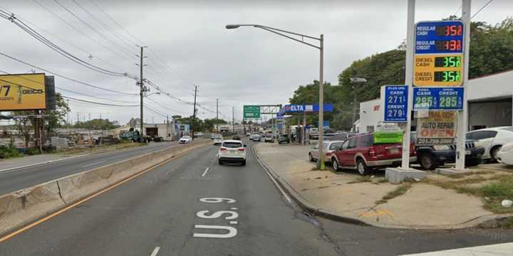 Jersey City Routes 1&amp;9 near North Street.