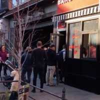 <p>Bang Cookies in Jersey City had customers waiting.</p>