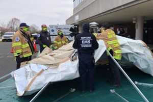 'Surge Tents' Set Up At Monmouth County Hospitals To Help Screen COVID-19 Patients