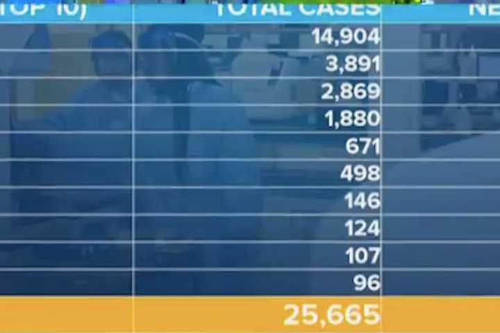 COVID-19: 849 New Confirmed Long Island Cases; State Total Now 25,665