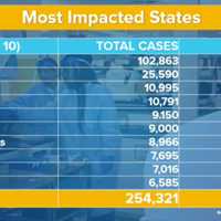 <p>The latest COVID-19 stats in New York as of Friday, April 3.</p>