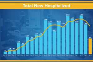 COVID-19 NY New Hospitalizations Fall,  Deaths Drop For First Time: Rundown Of Cases By County