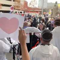 <p>Dr. James Pruden heads home after more than a month battling coronavirus at St. Joseph&#x27;s Medical Center.</p>