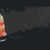 <p>The Nassau County COVID-19 map as of April 9, 2020.</p>