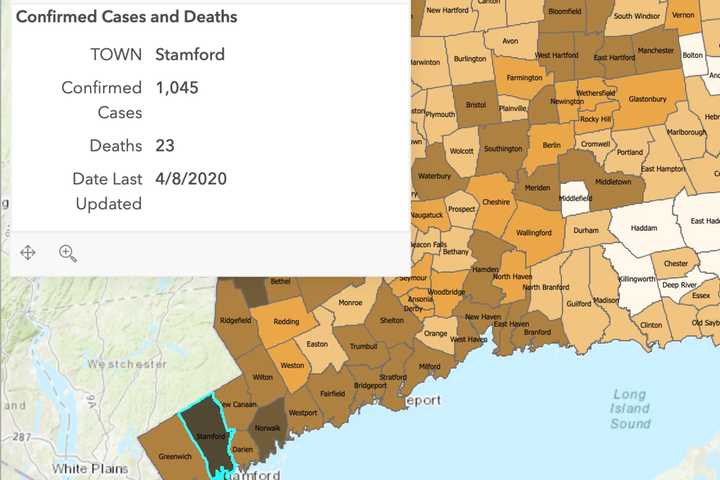 COVID-19: Stamford, At Epicenter Of Pandemic In Connecticut, Now Has 1,045 Cases, 23 Deaths