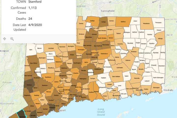 COVID-19: Stamford, With 1,113 Confirmed Cases, Likely Experiencing Peak Transmission Now