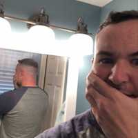 <p>Chris DiGirolamo of Dumont gave himself a new &#x27;do during the coronavirus pandemic.</p>