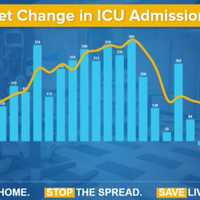 <p>COVID-19 hospitalizations and deaths are down in New York.</p>