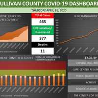 <p>The latest COVID-19 statistics in Sullivan County.</p>