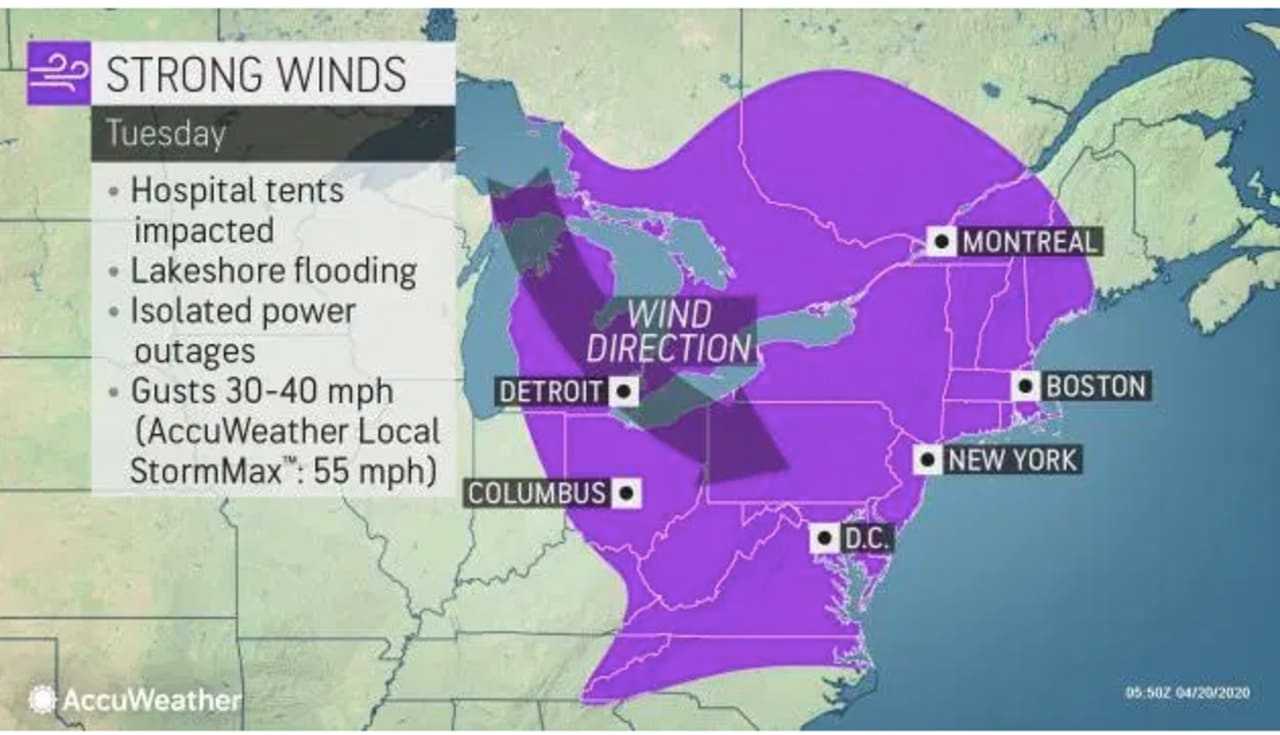 Severe Thunderstorms Will Bring Wind Gusts Up To 40 MPH With Hail ...