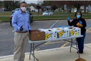 COVID-19: Emergency Crisis Food Drive-Thru In Ocean County