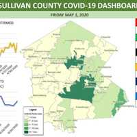 <p>The Sullivan County COVID-19 dashboard on Friday, May 1, 2020.</p>