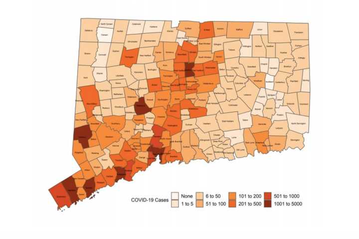 COVID-19: Latest Rundown Of Overall, New Cases By Town, City, County In Connecticut