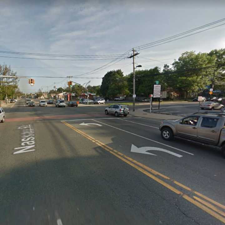 Nassau Road and East Clinton Avenue in Brentwood.