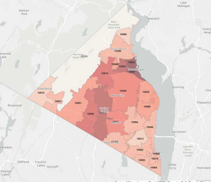 The number of new cases of COVID-19 continues to see a slight rise in Rockland County.