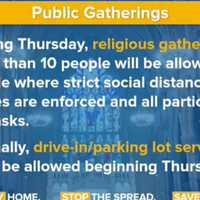 <p>New York can now host religious gathers of no more than 10 people due to the COVID-19 outbreak.</p>