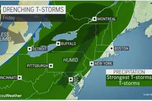 Drenching Storms Will Sweep Through After Summerlike Stretch