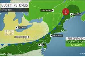 New Round Of Gusty Thunderstorms Could Sweep Through Area