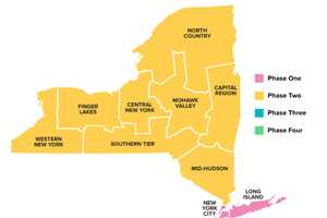 COVID-19: Some NY Regions Expect Move To Third Of Four-Phase Reopening Process This Week