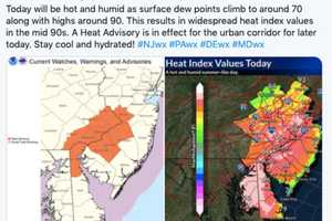 Muggy Heat Advisory For Burlington, Mercer Counties