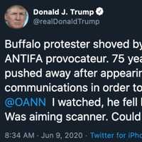 <p>President Donald Trump&#x27;s comments after a 75-year-old man was injured by police during a protest in Buffalo.</p>