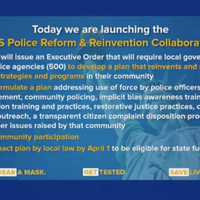 <p>A look at the measures police agencies throughout New York must take by April 1, 2021 to continue to receive state funding.</p>