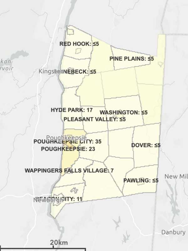 COVID-19: Here's Rundown Of Cases By Town As Dutchess Starts Phase 3 Of Four-Phase Reopening