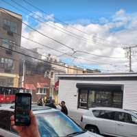 <p>The fire broke out around 9:40 a.m. at 525 54th St. -- a two-family home -- and climbed to three alarms by 10:15 a.m.</p>