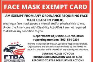 COVID-19: Alert Issued For Fake Mask Exempt Cards Being Sold Online