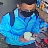 <p>A man is wanted for using a stolen credit card in East Patchogue last month.</p>