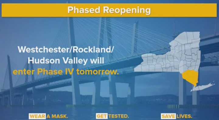 The Hudson Valley has been given the green light to enter Phase 4 of reopening the economy.