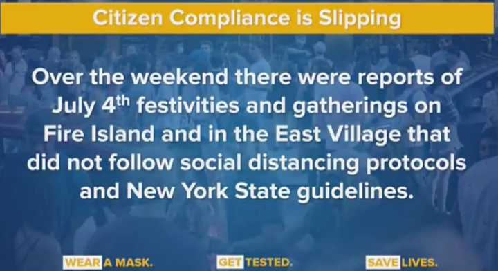 There will be an increased police presence on Fire Island after party-goers flocked to beaches without face masks or socially distancing.